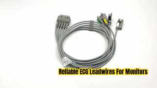 GE Ref:412681-003 मल्टी-लिंक ईसीजी लीडवायर ग्रुप सेट,5 -लीड,ग्रिबर,आईईसी 74 सीएम /29 आईएन