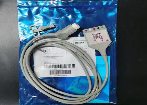 PHILIP M1520A ईसीजी ट्रंक केबल AAMI 989803103941 2M लंबाई के साथ