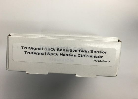 एक बॉक्स में 3 पीसी TruSignal SpO2 संवेदनशील त्वचा सेंसर 9 पिन / पुनः प्रयोज्य