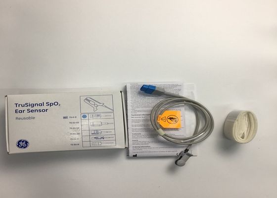 Ohmeda GE चिकित्सा उपकरण स्पेयर पार्ट्स, पुनः प्रयोज्य TruSignal Spo2 कान सेंसर 9 पिन