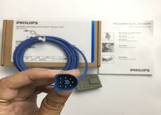 फ्लिप M1191BL चिकित्सा उपकरण स्पेयर पार्ट्स, वयस्क SpO2 सेंसर 3M D आकार 8 पिन