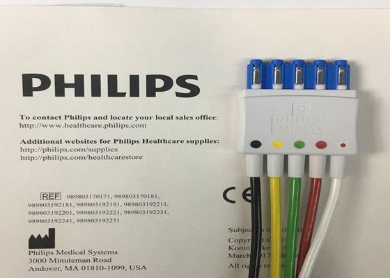 M1645A IntelliVue चिकित्सा उपकरण स्पेयर पार्ट्स केबल 5 लीडसेट