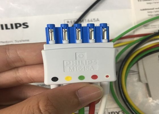 M1645A IntelliVue चिकित्सा उपकरण स्पेयर पार्ट्स केबल 5 लीडसेट