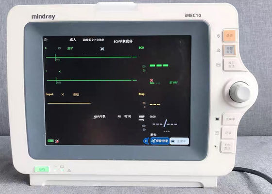 अस्पताल क्लिनिक के लिए सेकेंड हैंड Mindray IMEC 10 Patient Monitor