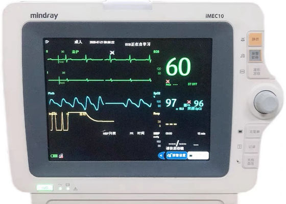 अस्पताल क्लिनिक के लिए सेकेंड हैंड Mindray IMEC 10 Patient Monitor
