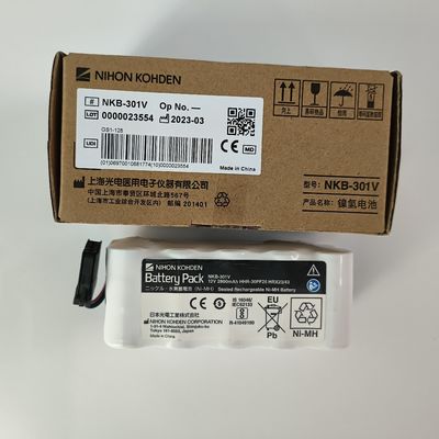 NIHON KOHDEN बैटरी पैक NKB-301V नाममात्र वोल्टेज 12V 2800mAh Ni-MH