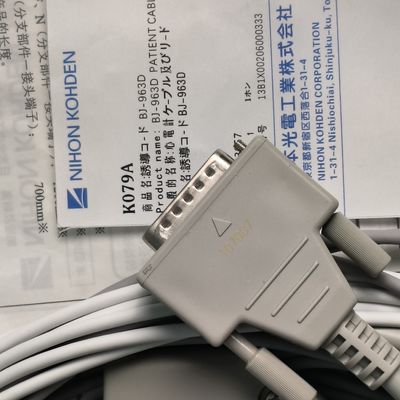 BJ-963D चिकित्सा उपकरण उपभोग्य सामग्रियाँ NIHON KOHDEN रोगी केबल