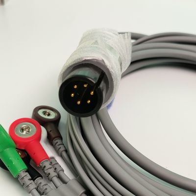 REF EC05DAS061 मॉनिटर हार्ट वायर एकीकृत 5 लीड डिफिब्रिलेशन प्रतिरोधी Buckle प्रकार