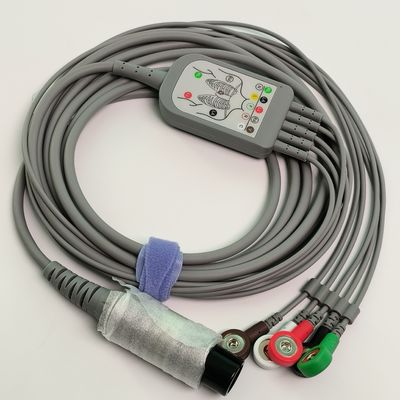 REF EC05DAS061 मॉनिटर हार्ट वायर एकीकृत 5 लीड डिफिब्रिलेशन प्रतिरोधी Buckle प्रकार