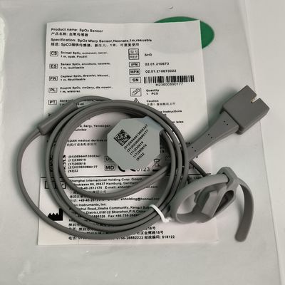 स्प्लिट नवजात बंडल रक्त ऑक्सीजन जांच 1 मीटर DB9 एडाप्टर REF SH3