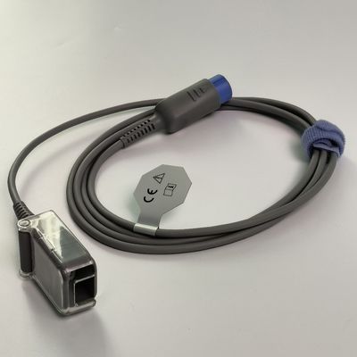 REF SHEC3 रक्त ऑक्सीजन विस्तार केबल 2M नीला गोल सिर एकल स्लॉट 7 पिन L 2.0 मीटर