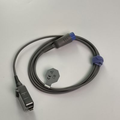 REF SHEC3 रक्त ऑक्सीजन विस्तार केबल 2M नीला गोल सिर एकल स्लॉट 7 पिन L 2.0 मीटर
