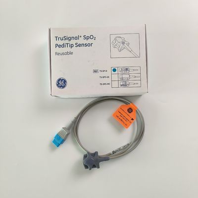 जीई मूल Datex-Ohmeda TruSignal SpO2 PediTip सेंसर पुनः प्रयोज्य REF: TS-SP-D