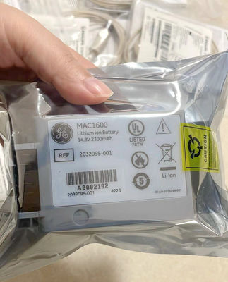 GE MAC1600 ईसीजी मशीन बैटरी 14.8V 2.3Ah 37Wh REF 2032095-001
