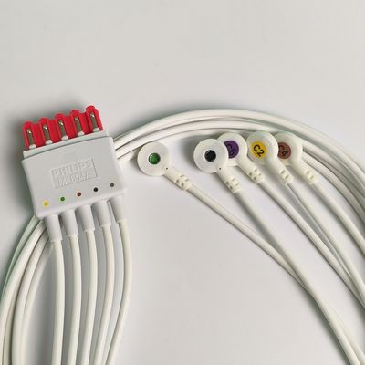 Philip CBL 5 लीड स्नैप चेस्ट IEC,ICU,REF M1604A PN 989803144921