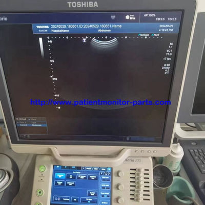 TOSHIBA Xario 200 अल्ट्रासाउंड डायग्नोस्टिक सिस्टम पेट अल्ट्रासाउंड जांच PVU-375BT