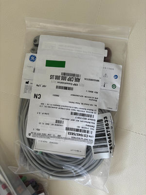 GE 2104749-001 -Conjunto 10 लीड ईसीजी लीडवायर और ट्रंक केबल,AHA