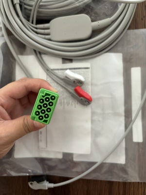 जीई लीडवायर और ट्रंक केबल आरईएफ: 5831398 ईसीजी 3 लीड केबल अटूट ग्रैबर एएचए 4.7एम 15फीट