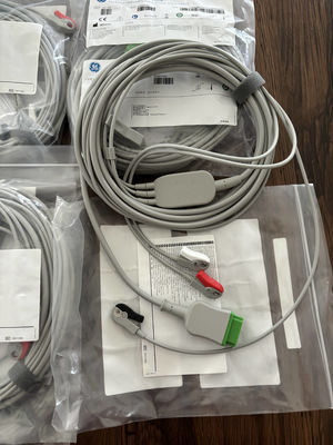 जीई लीडवायर और ट्रंक केबल आरईएफ: 5831398 ईसीजी 3 लीड केबल अटूट ग्रैबर एएचए 4.7एम 15फीट