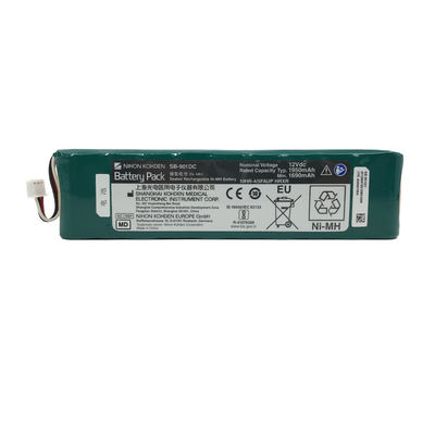 NIHON KOHDEN SB-901DC सीलबंद रिचार्जेबल Ni-MH बैटरी नाममात्र वोल्टेज :12Vdc नाममात्र क्षमता प्रकार:1950mAh न्यूनतम:1690mAh