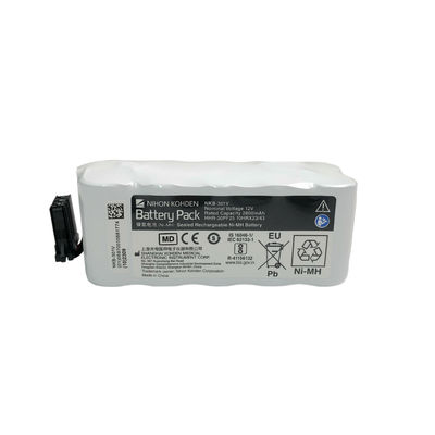 NIHONKOHDEN NKB-301V सील रिचार्जेबल Ni-MH बैटरी नाममात्र वोल्टेज 12v नाममात्र क्षमता 2800mAh