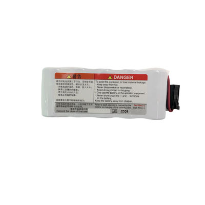 NIHONKOHDEN NKB-301V सील रिचार्जेबल Ni-MH बैटरी नाममात्र वोल्टेज 12v नाममात्र क्षमता 2800mAh