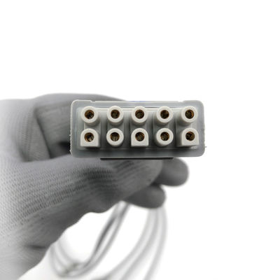 GE REF:2106385-003 ईसीजी लीडवायर सेट,3-लीड,स्नैप,आईईसी,74CM/29IN