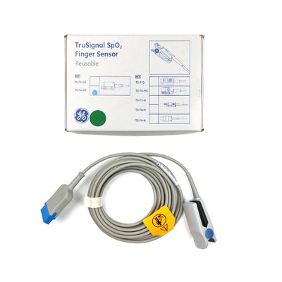 GE TS-F4-GE TruSignal SpO2 फिंगर सेंसर पुनः प्रयोज्य