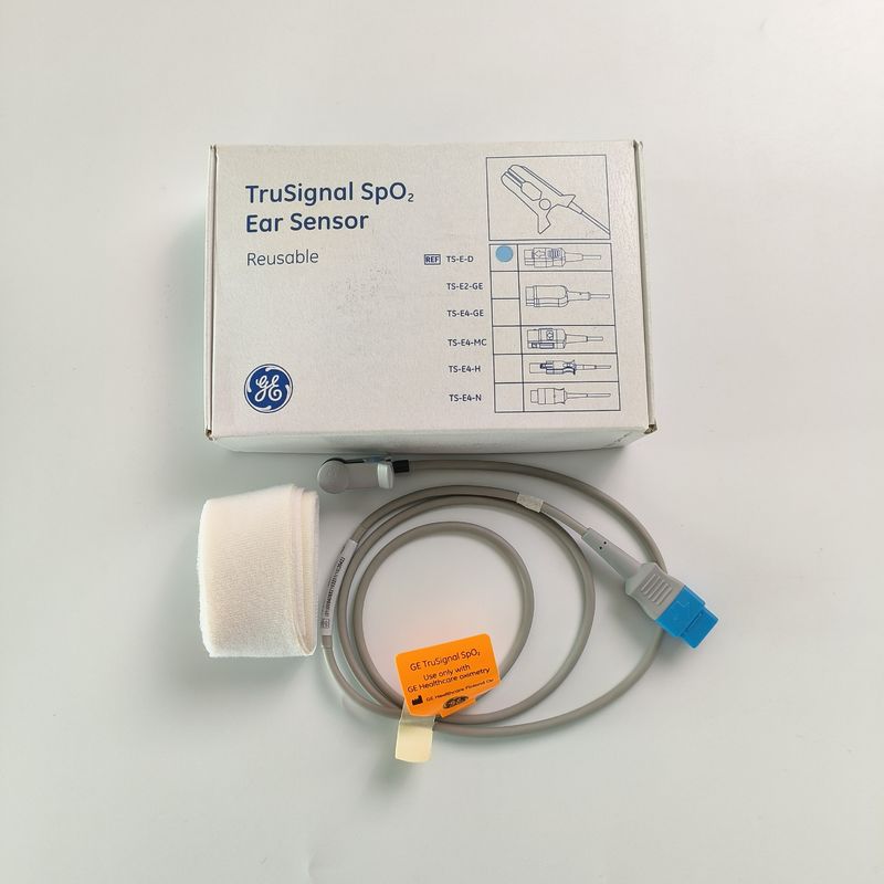 जीई मूल Datex-Ohmeda TruSignal SpO2 कान सेंसर पुनः प्रयोज्य REF: TS-E-D