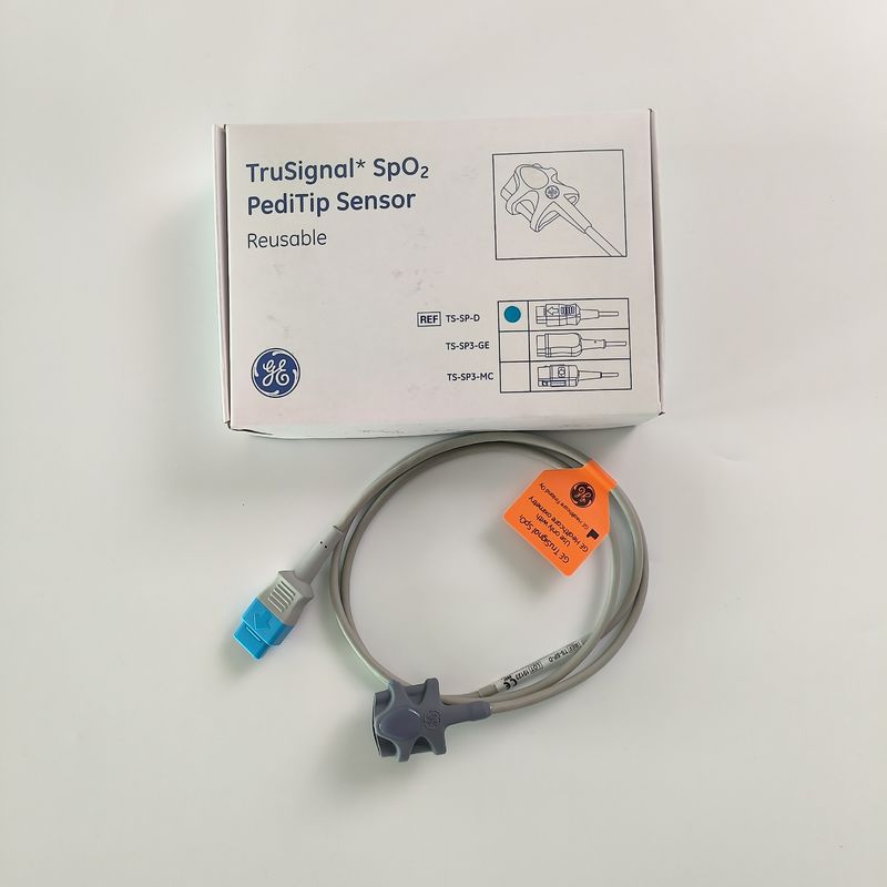 जीई मूल Datex-Ohmeda TruSignal SpO2 PediTip सेंसर पुनः प्रयोज्य REF: TS-SP-D